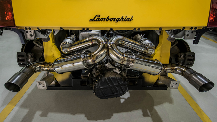 Production of the exhaust system on a car LAMGORGHINI GALLARDO 5.0L V10 - My, Lamborghini, , , Motorists, Automotive Community, Exhaust system, Tuning, Car service, Longpost