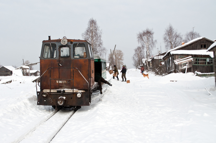 Seza village. - Russia, Longpost, Russian North, Narrow gauge, Railway, My