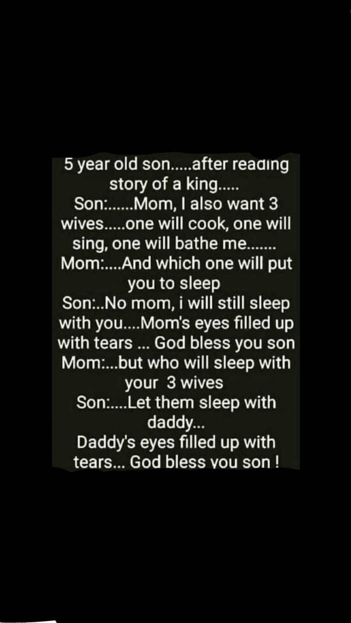 God bless you son!