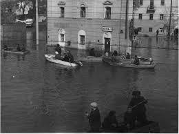 high water - Spring, Spill, Historical photo, Flood, Longpost