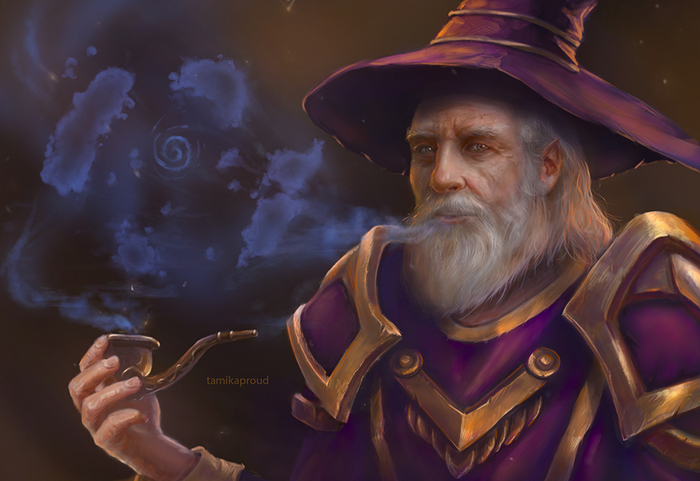 Mage - My, World of warcraft, Blizzard, Mage, Games, Drawing, Game art, Tamikaproud