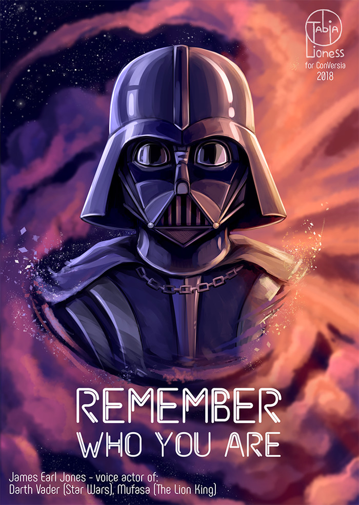 Remember who you are - My, Art, Darth vader, The lion king, Star Wars, , , Mufasa, Darth vader