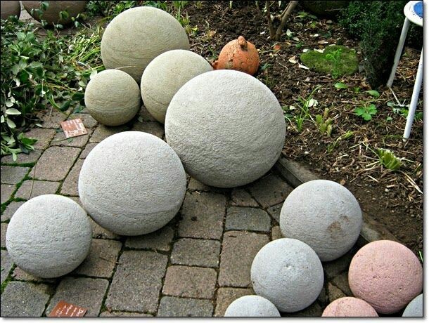 country balls - Dacha, Concrete, Ball, Plafond, Ball, Landscape design, Longpost, Pinterest