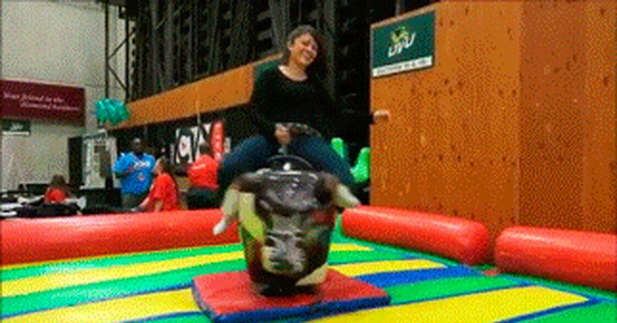 Mechanical Bull Orgasm