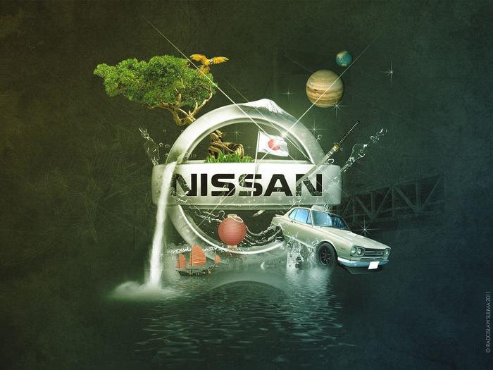 Looking for screensaver (Found) - Nissan, , Japan, Logo, Screensaver, Screensaver, Text