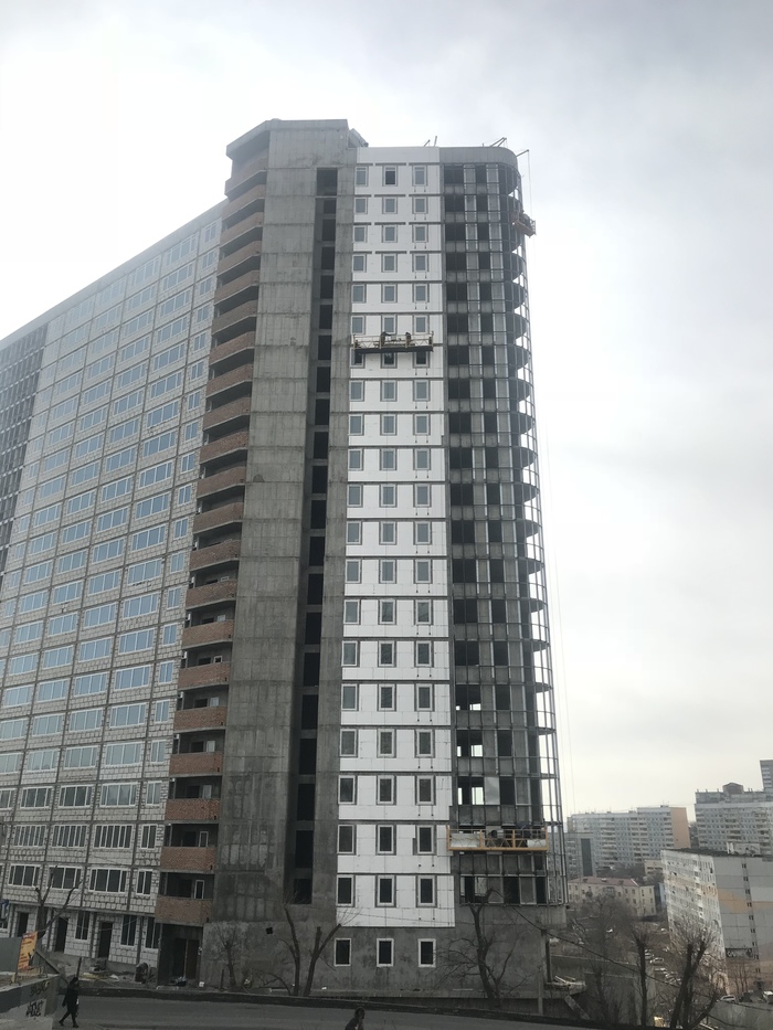 Утепление фасада пенополистиролом. Быть или не быть. Нюансы. Тонкости Строительство, Утепление, Работа, Высота, Видео, Длиннопост