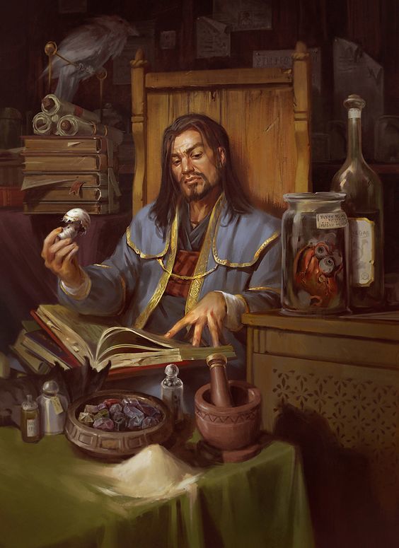 A few more wizards with books. - Books, , Magic, Fantasy, Longpost