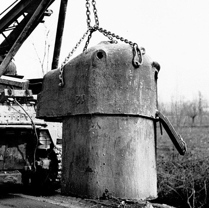 MG-Panzernest: machine-gun armored nest (armored cap Crab) - , Pillbox, Armored cap, Crab, The Second World War, Video, Longpost, The photo