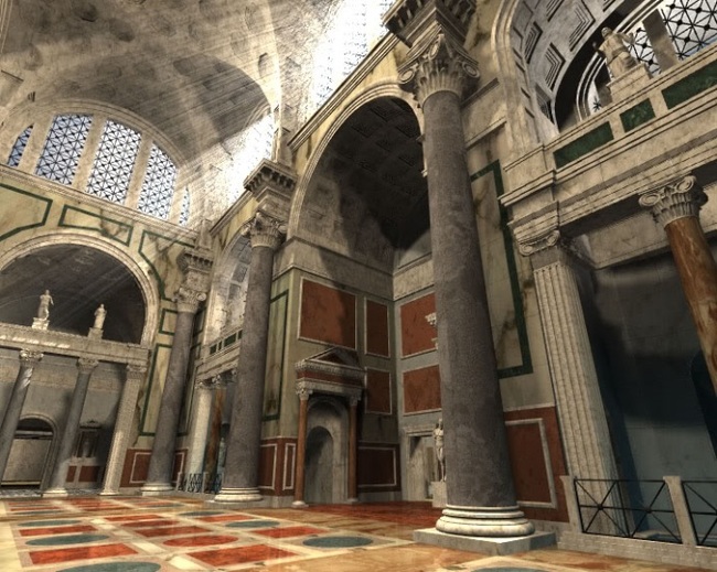 Baths of Caracalla, reconstruction - Ancient Rome, Architecture, Baths of Caracalla, Longpost