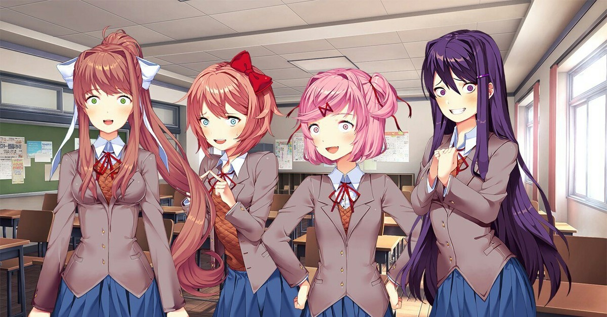 Литературный клуб. DDLC. Doki Doki Literature Club. Моника игра доки доки.