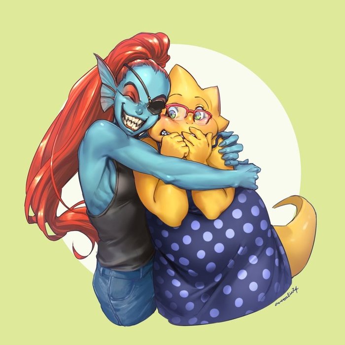     . Undertale, Frisk, Undyne, Alphys, Papyrus, , , 