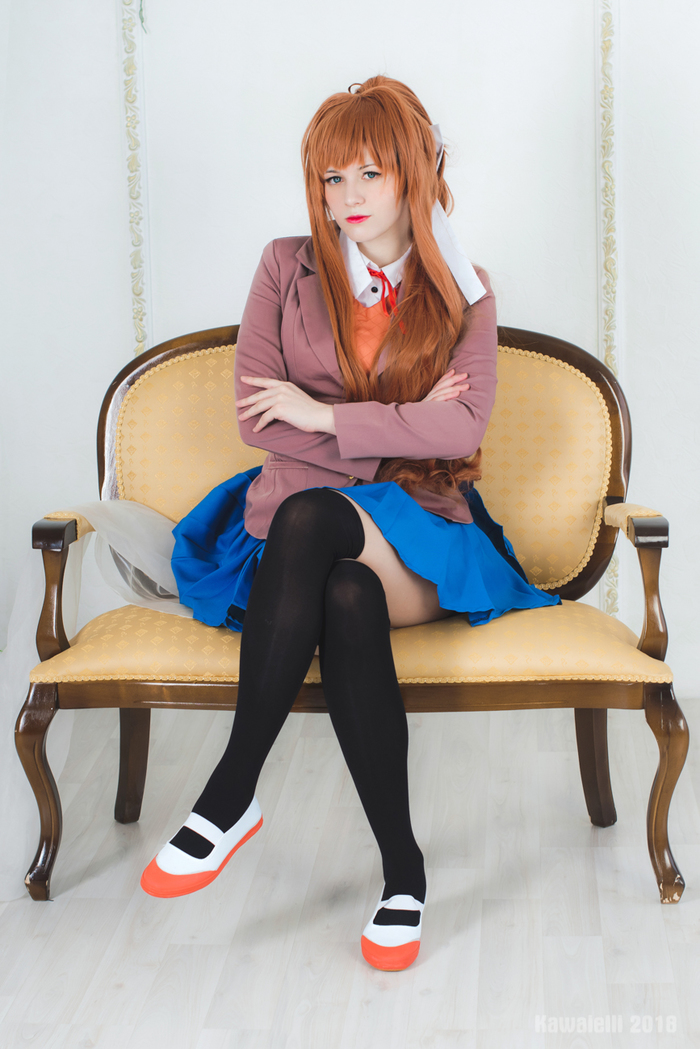 Just Monika... - Doki Doki Literature Club, Monika, Just monika, Cosplay, , Longpost