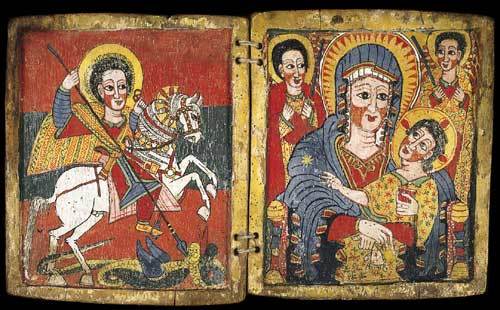 Ethiopian icons. - Religion, Antique icons, Ethiopia, Christianity, Longpost