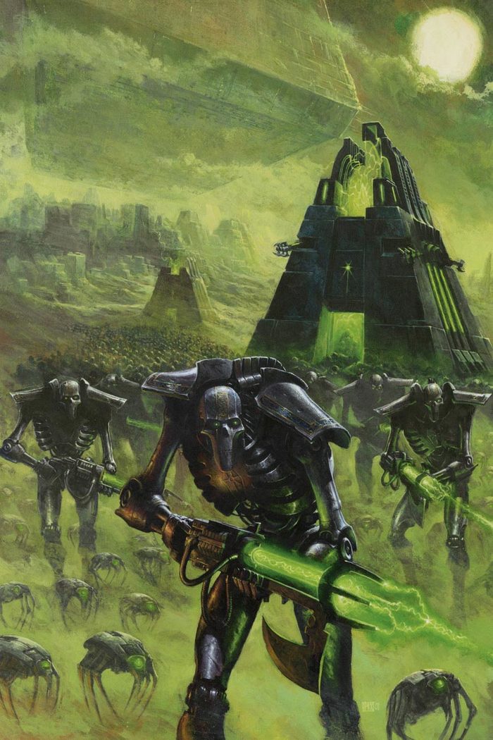  :    ( 4) Warhammer 40k, Wh back, Necrons, 