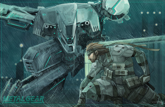 Metal Gear REX - Metal gear, Solid snake, Art, Games