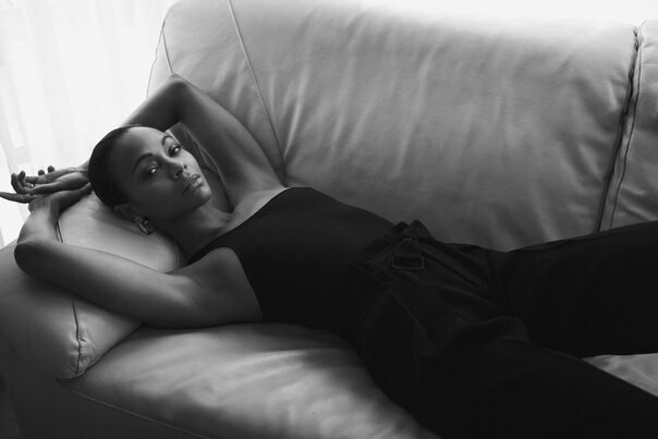 Zoe Saldana for April's Porter Edit Magazine. - Zoe Saldana, The photo, Magazine, Longpost, Actors and actresses