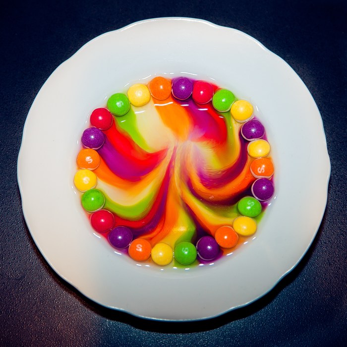 Вода и скитлстрянка