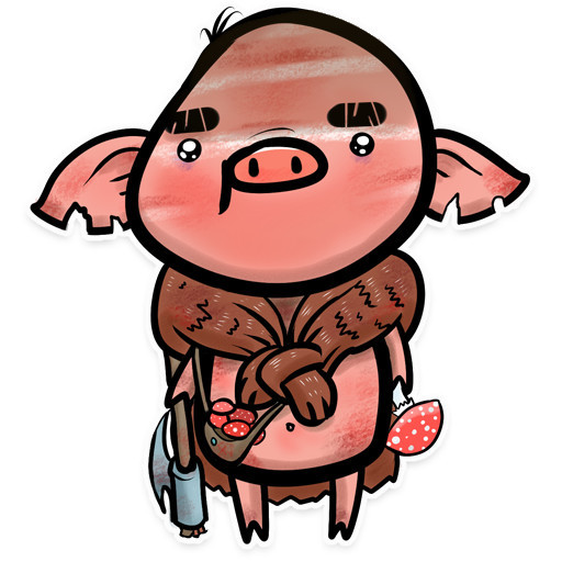 Piglets - My, Piglets, Drawing, Digital drawing, Longpost, Pig, Animals, Characters (edit)