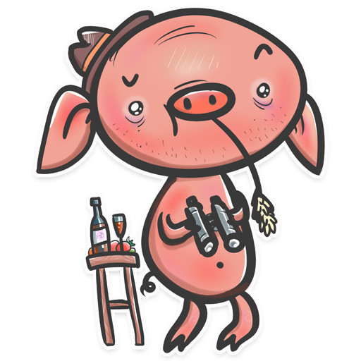 Piglets - My, Piglets, Drawing, Digital drawing, Longpost, Pig, Animals, Characters (edit)