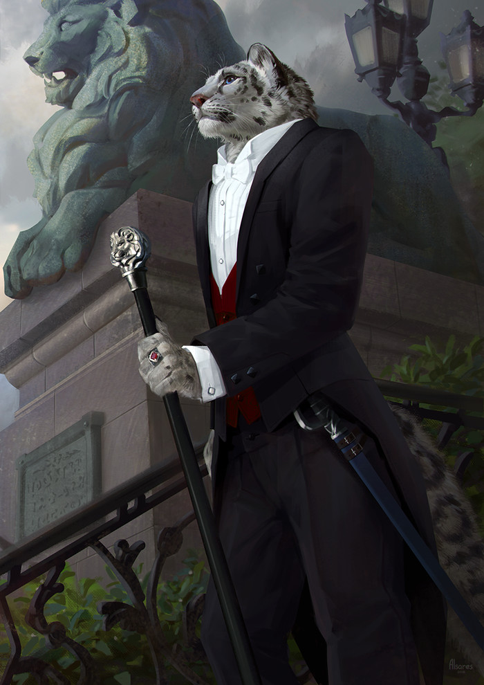    Furry Art, , Furry Feline, Alsares