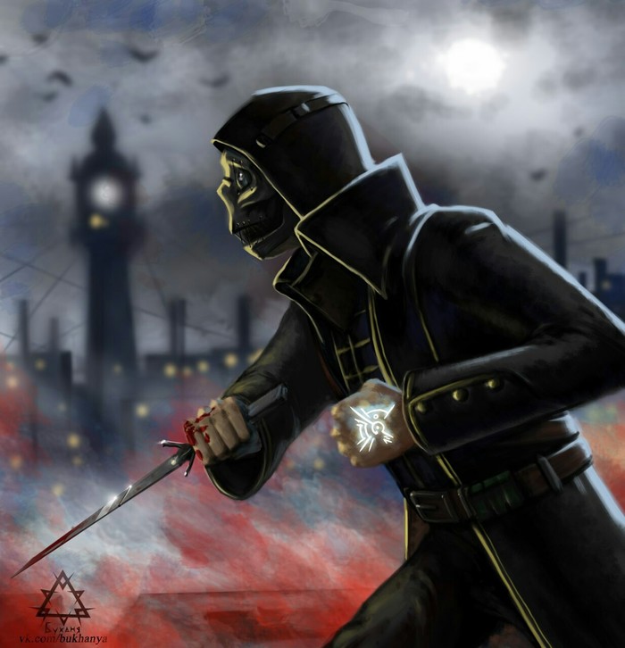 Corvo Attano - My, Dishonored, Corvo Attano, Art