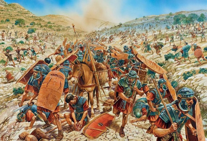 Battle of Beth Horon - The Jewish Wars, The Roman Empire, Battle, Legionnaires, Ancient Rome, Antiquity, Rome, Longpost