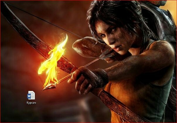 Desktop screensaver - Kusach, Games, Lara Croft, Tomb Raider: Lara Croft, Coursework