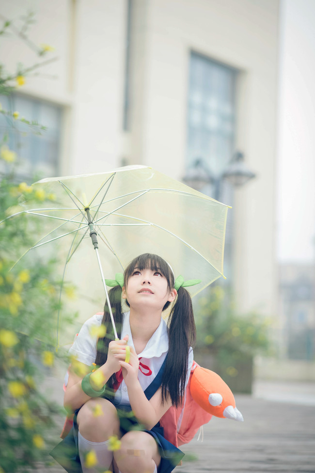 ... and I will marry you, Hachikuji! - Monogatari series, Anime art, Anime, Hachikuji Mayoi, Cosplay, Longpost