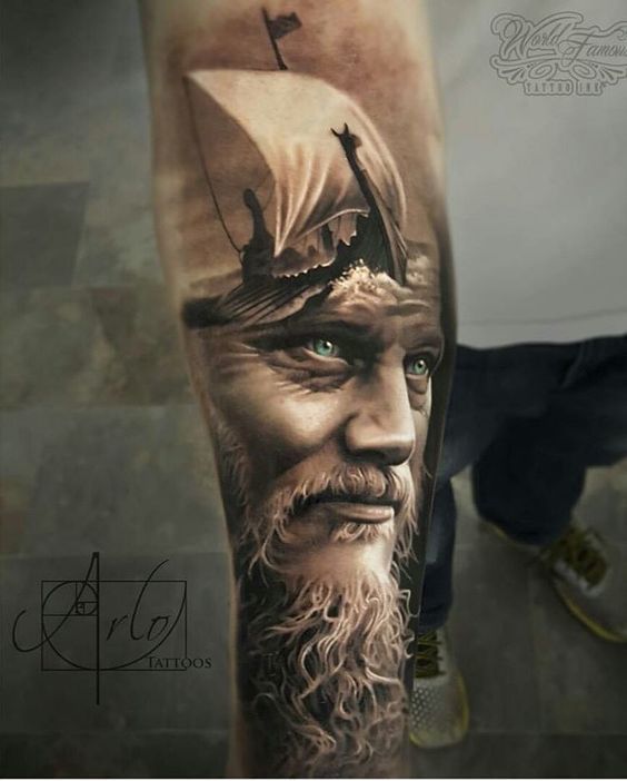 Ragnar and Floki - Tattoo, Викинги, Flocks, Ragnar