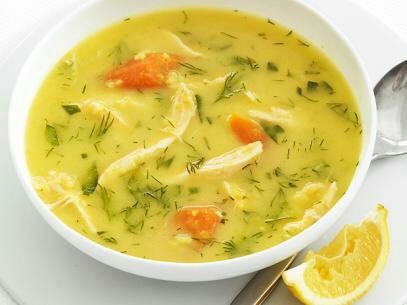 Chicken puree soup with rice and curry - Soup, American cuisine, Hen, Curry, Rice