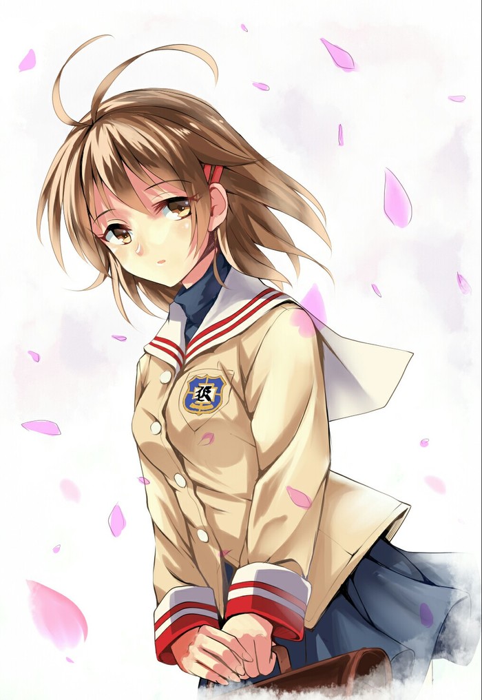 Furukawa Nagisa - Anime art, Nagisa Furukawa, Clannad, Anime, Visual novel