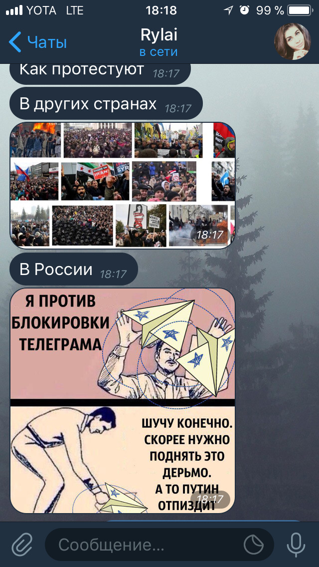 Оппозиция:) - Моё, Телега, Блокировка telegram, Владимир Путин