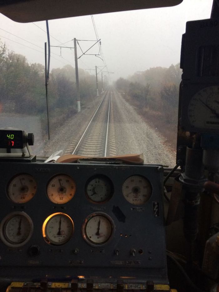 Early morning - My, Morning, Work, Railway, The photo