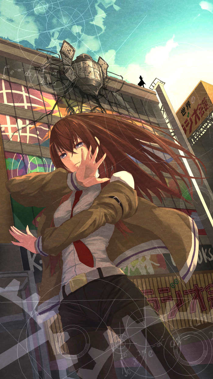 Kurisutina Anime Art, Steins Gate, ,  , Kurisu Makise, Steins Gate 0, Okabe Rintaro