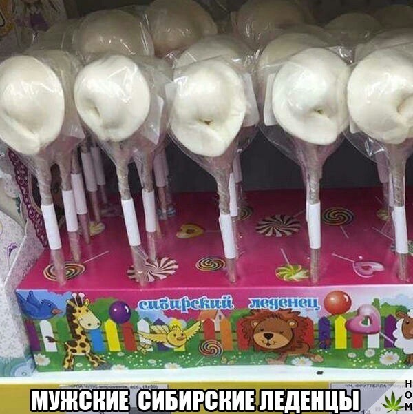 Siberian lollipops - Picture with text, Humor