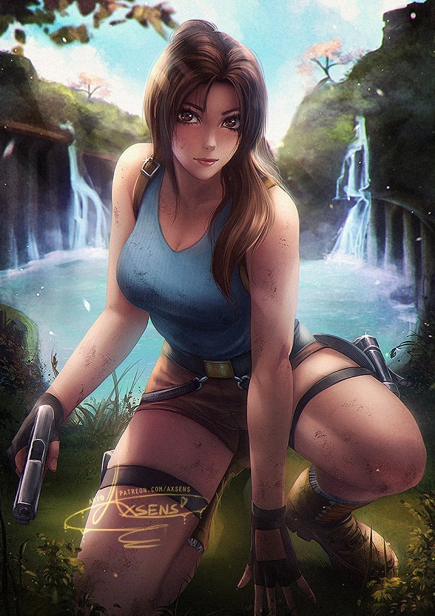 Lara Croft , ,  , Axsens