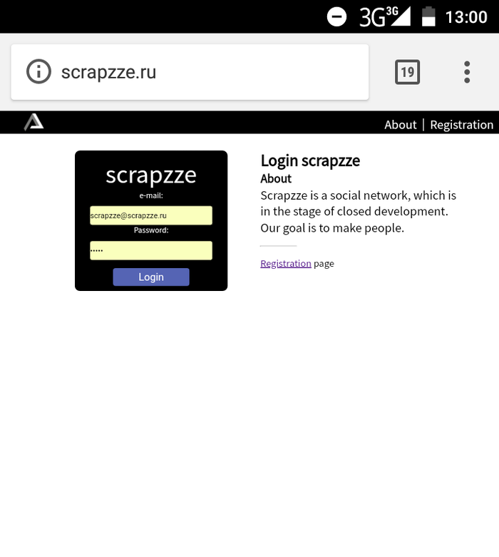 Scrapzze.ru - alpha , 