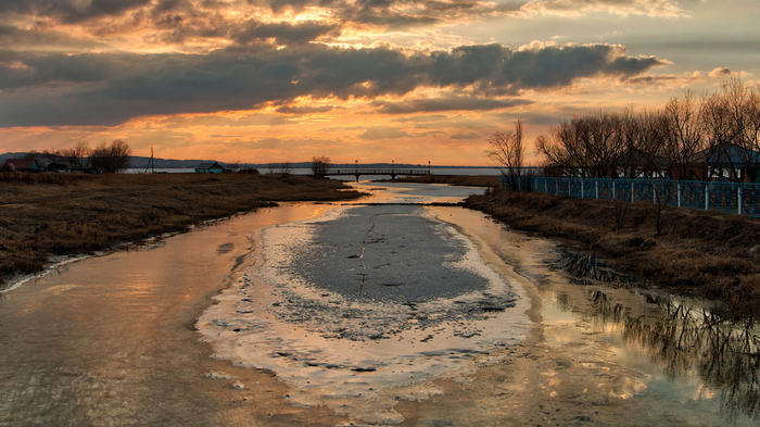 Закатное. - Моё, Фотография, Закат, Canon, Canon 70d, HDR, Длиннопост