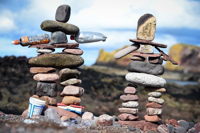 European Championships in laying stones in Dunbar (16 photos) - A rock, Shore, Scotland, Competitions, The photo, Longpost