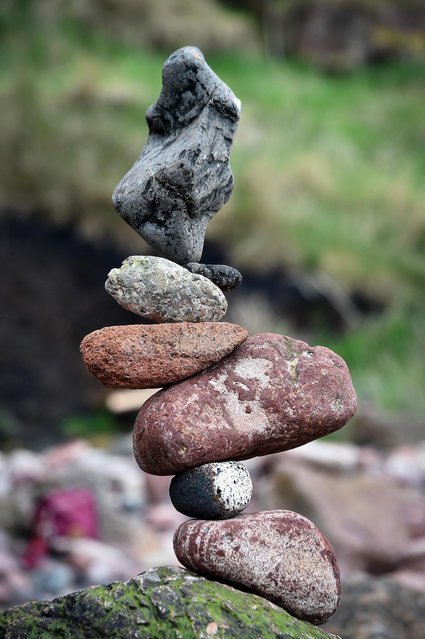 European Championships in laying stones in Dunbar (16 photos) - A rock, Shore, Scotland, Competitions, The photo, Longpost