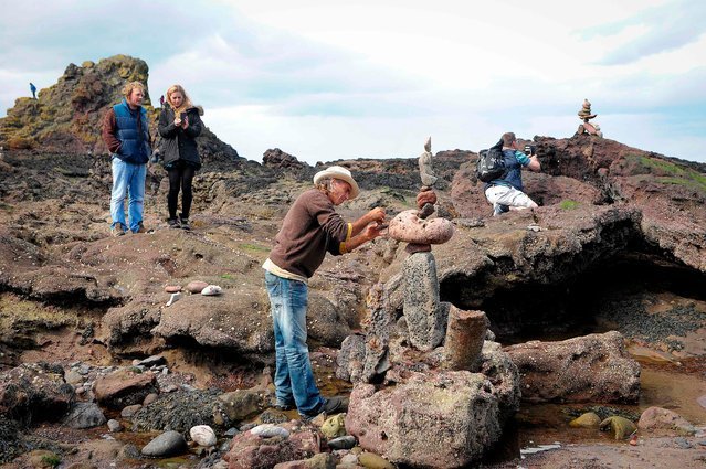 European Championships in laying stones in Dunbar (16 photos) - A rock, Shore, Scotland, Competitions, The photo, Longpost