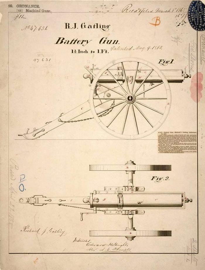 Death Carousel: Gatling Gun. - Gatling machine gun, Armament, Longpost