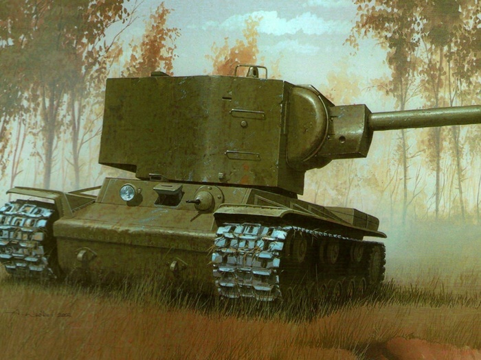 Tank KV-2 - My, , The Great Patriotic War, Kv-2, Armor, Tanks, Tag, Longpost