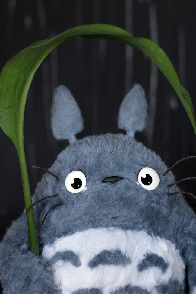 Totoro - My, Totoro, My neighbor Totoro, Hayao Miyazaki, Anime, Dry felting, Art, Longpost