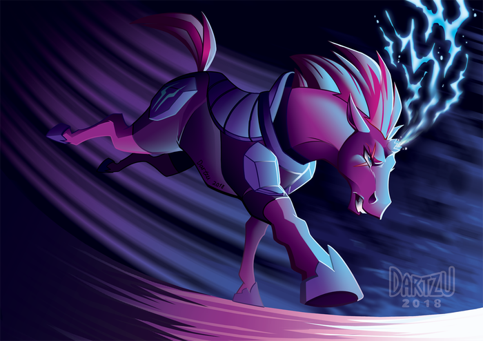 Tempest Unicorn Attack My Little Pony, Tempest Shadow, Ponyart, My Little Pony: The Movie