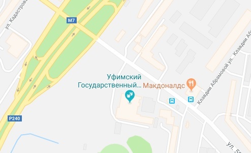 Ufa State... - My, Ufa, McDonald's, Google maps