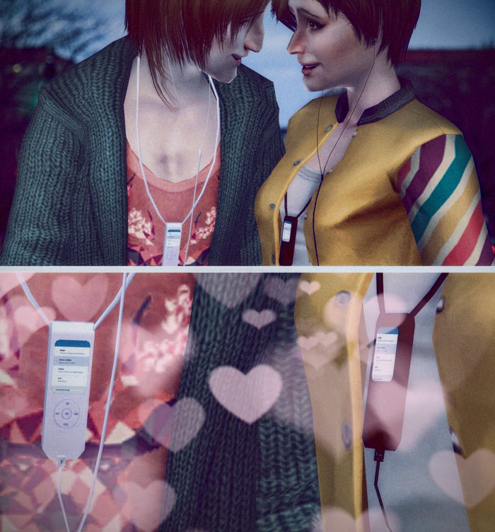 And then I say, maybe we could divide it in two... (The Sims 2 screen-art)