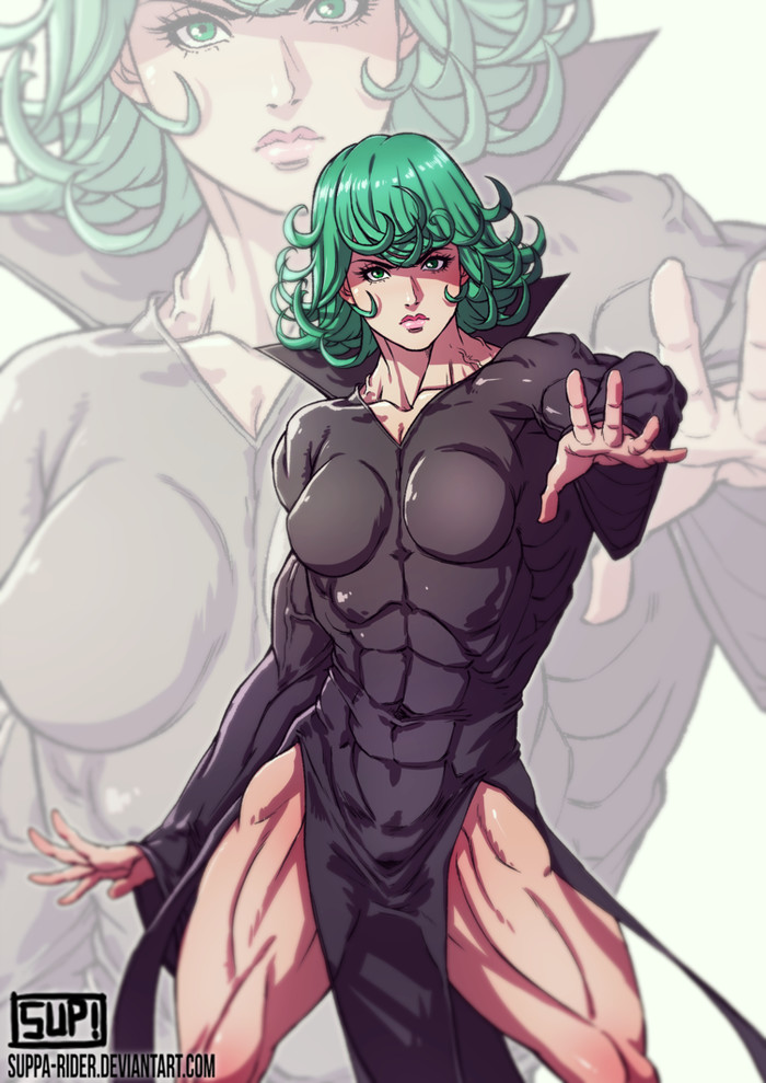 Tatsumaki and Fubuki - , Art, Strong girl, Anime, Onepunchman, Tatsumaki, Fubuki, Longpost