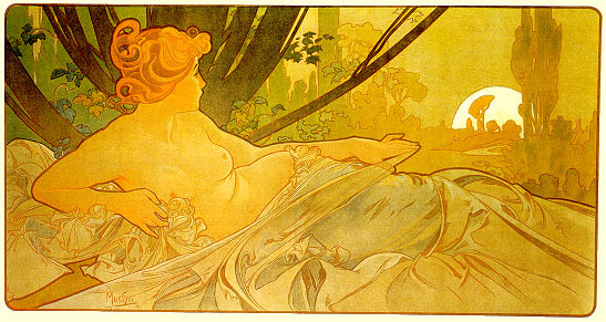 Разгребаем старый хард: часть 10 / Vol 3 Alphonse Mucha - Арт, Иллюстрации, Не мое, Alphonse Mucha, Ретро, Длиннопост