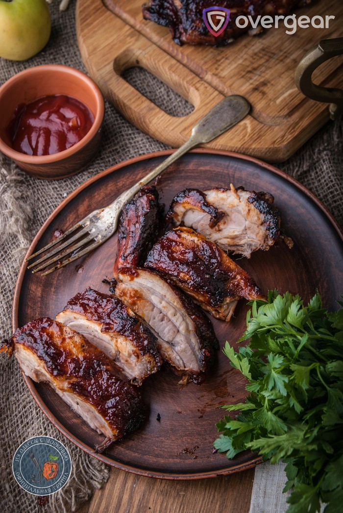 Кабаньи ребрышки в пиве.BeerBasted Boar Ribs. World of Warcraft Пикабу